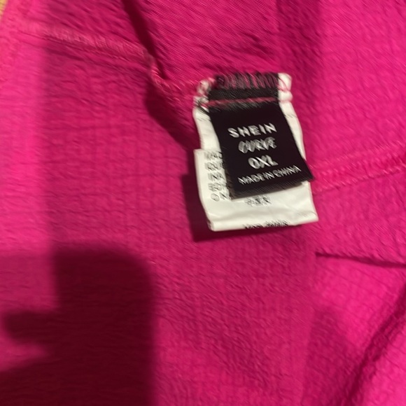 Pink button down blouse - Picture 3 of 5